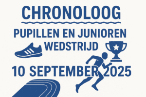 Lees meer over het artikel Chronoloog pupillen en junioren wedstrijd 10 september 2025