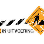 Werkzaamheden op het sportpark voor de nieuwe loods